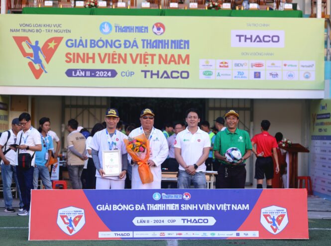 Bệnh viện Đa khoa Sài Gòn Nha Trang đồng hành cùng Giải bóng đá Thanh niên sinh viên Việt Nam lần II - 2024 do báo Thanh Niên tổ chức.